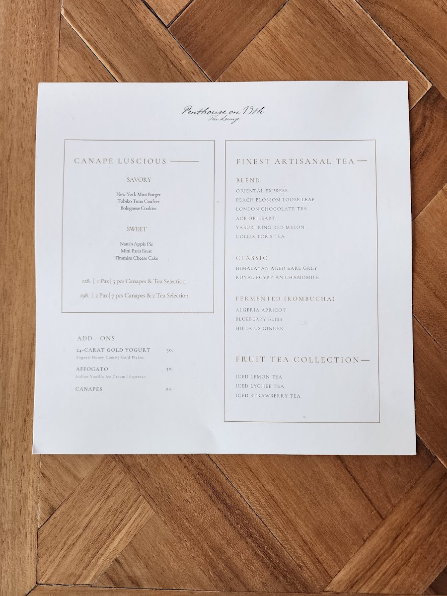 Penthouse on 19th Menu - Image 5